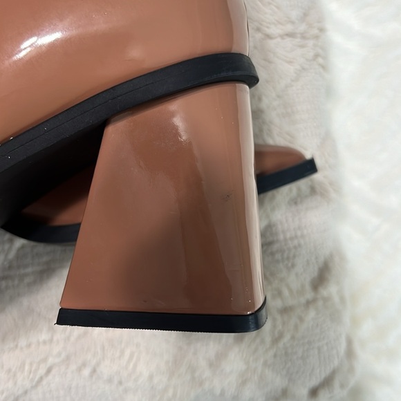 BP “Loren” Caramel Patent Leather Ankle Booties Size 7.5 – Excellent Condition - Picture 11 of 14